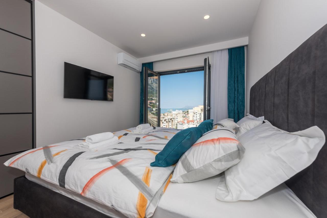 Luxury Adria Sea & City View Apartment Makarska Buitenkant foto