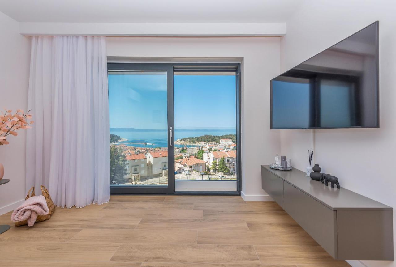Luxury Adria Sea & City View Apartment Makarska Buitenkant foto