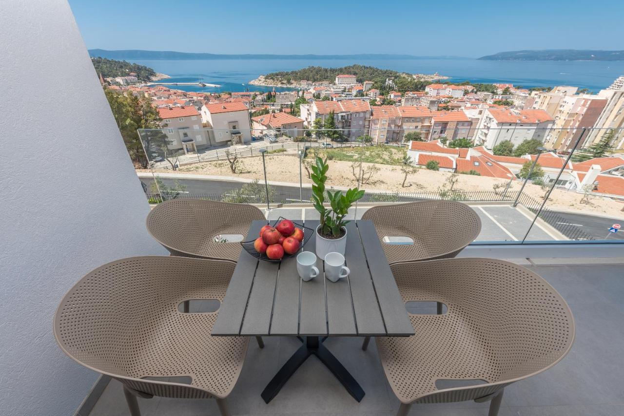 Luxury Adria Sea & City View Apartment Makarska Buitenkant foto