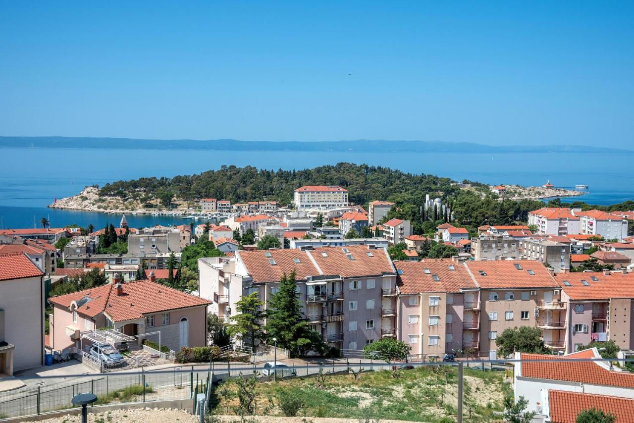 Luxury Adria Sea & City View Apartment Makarska Buitenkant foto