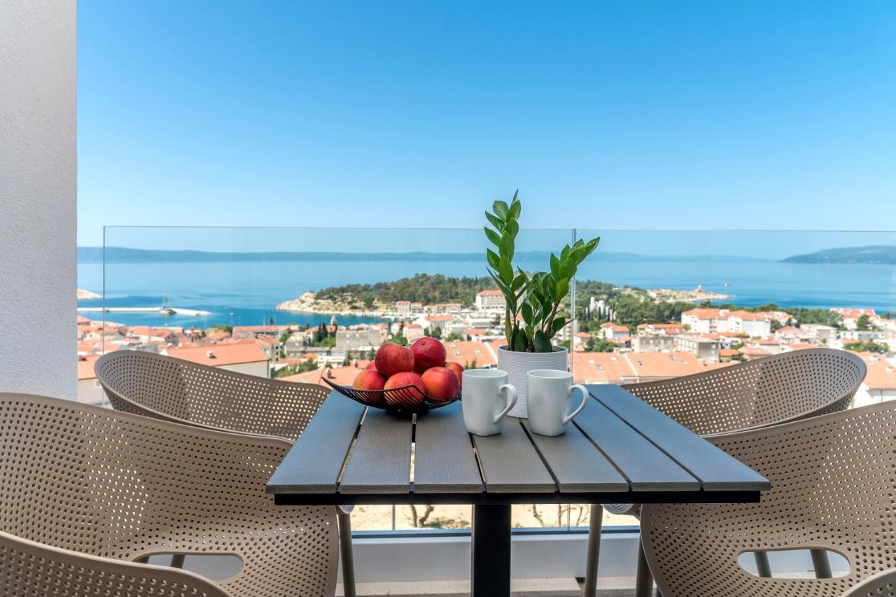 Luxury Adria Sea & City View Apartment Makarska Buitenkant foto