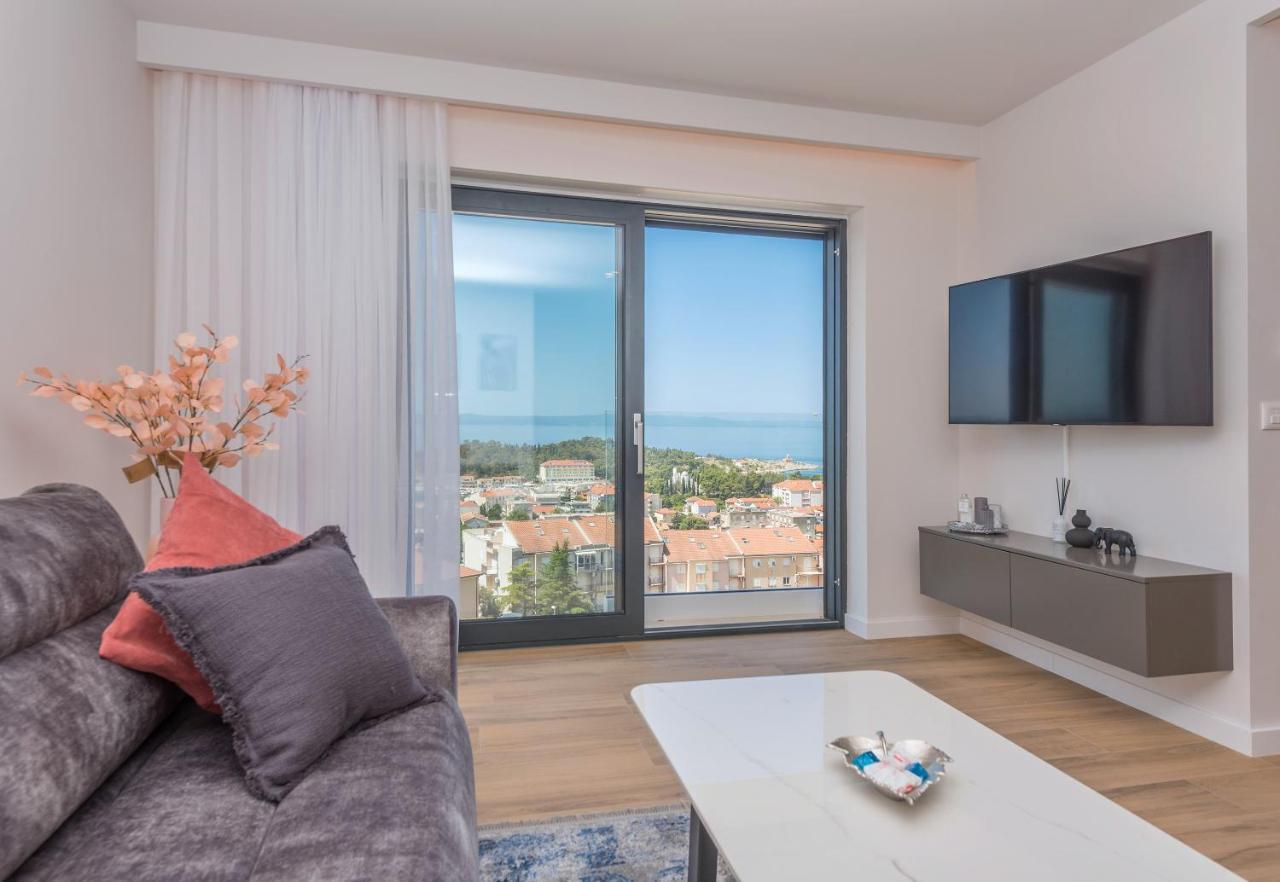 Luxury Adria Sea & City View Apartment Makarska Buitenkant foto