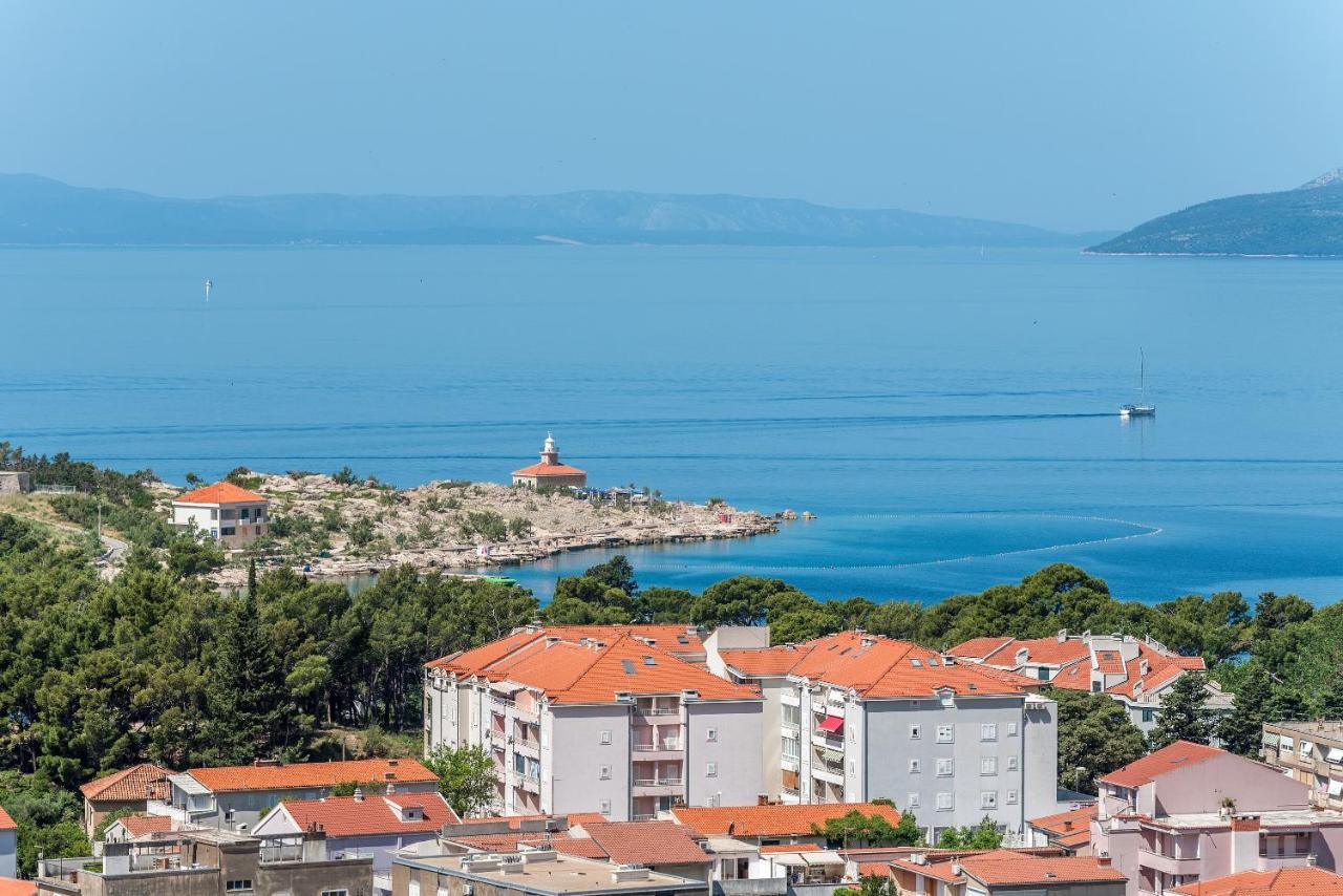 Luxury Adria Sea & City View Apartment Makarska Buitenkant foto